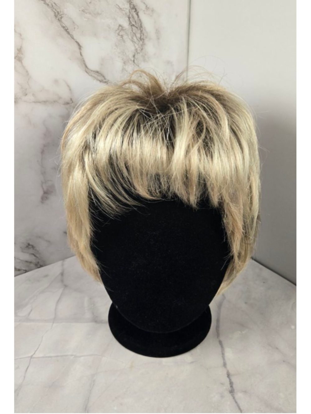 Estetica Designs Classique Synthetic Wig – Short Layered Pixie Cut with Bangs,